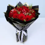 Red Roses in Black Wrap Bouquet 2 red-rose-black-wrap-bouquet-02