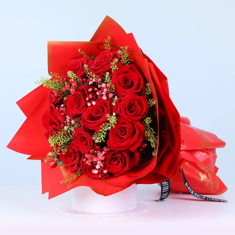 red-rose-heart-wrap-bouquet_02 red rose heart wrap bouquet 02