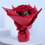 Romantic 30 Red Roses with Gypso 1 red-roses-gypso-bouquet-01