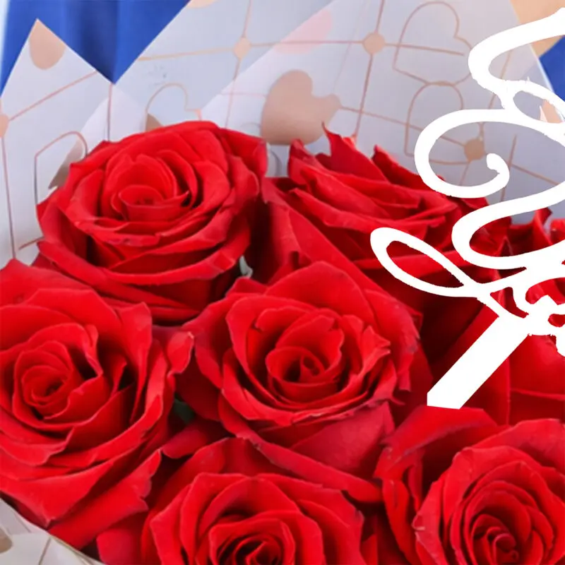 valentine-message-topper-rose-bouquet-55-03 valentine message topper rose bouquet 55 03