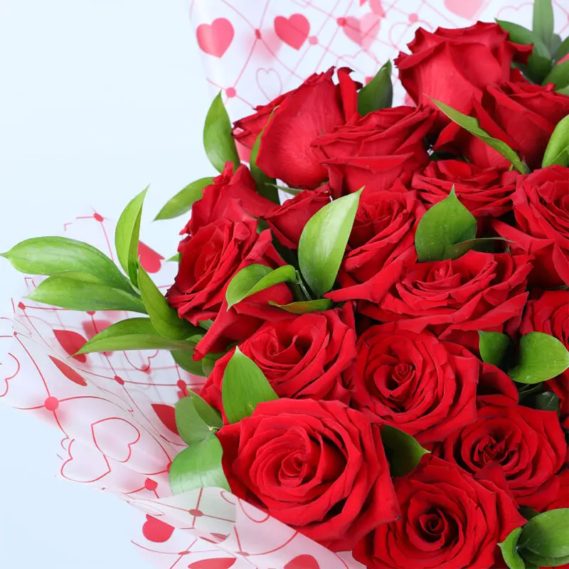 valentines-heart-wrap-red-roses-bouquet_04 valentines heart wrap red roses bouquet 04
