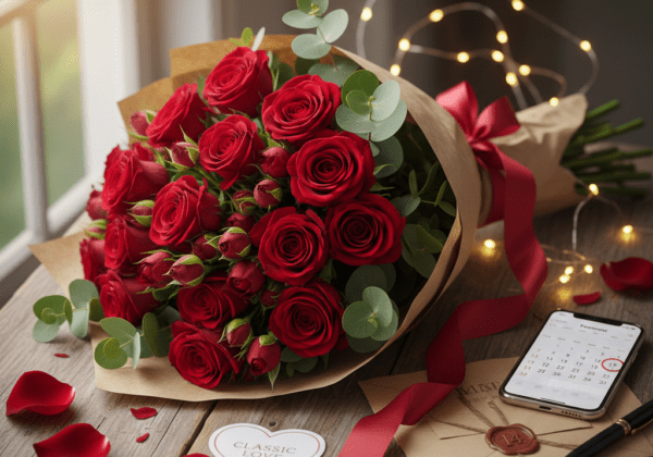 Timeless red roses and their romance on Valentine’s Day