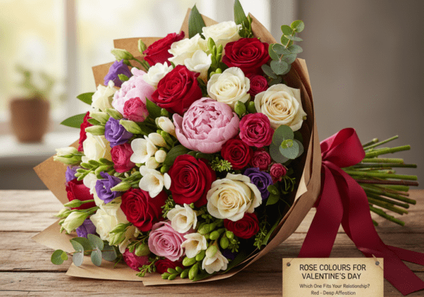 Mixed romantic bouquets