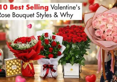 Best Valentine's Day rose bouquets: popular styles, colors, and gift ideas.