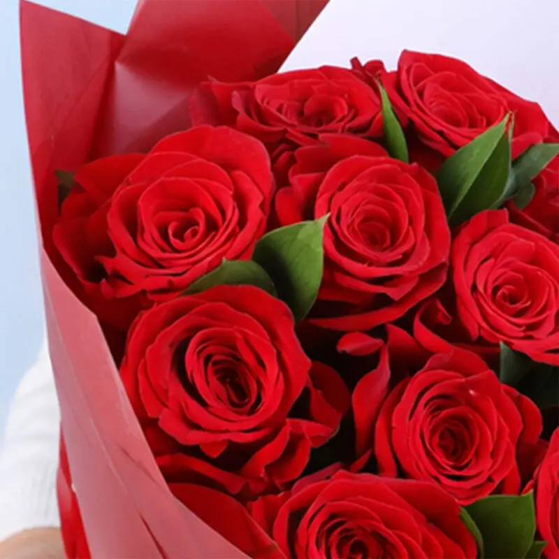 love note 10 red roses bouquet 04