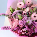 Pink Gerbera Rose Lily Bouquet 4 pink-gerbera-roses-lily-mixed-bouquet_04