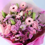 Pink Gerbera Rose Lily Bouquet 5 pink-gerbera-roses-lily-mixed-bouquet_05
