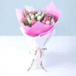 40 Pastel Melody Tulips 2 pink-white-tulip-bouquet-40-stems_02
