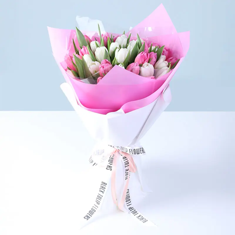 pink-white-tulip-bouquet-40-stems_02 pink white tulip bouquet 40 stems 02