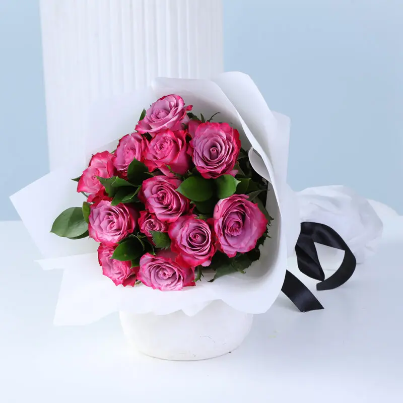 royale-purple-rose-bouquet_02 royale purple rose bouquet 02