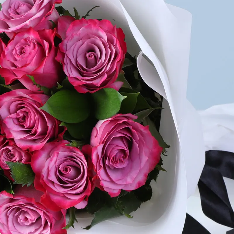 royale-purple-rose-bouquet_04 royale purple rose bouquet 04