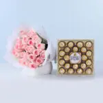 Blush Whisper Rose Bouquet with Ferrero Treat 2 blush-and-indulge-20-pink-roses-24-chocolates_02