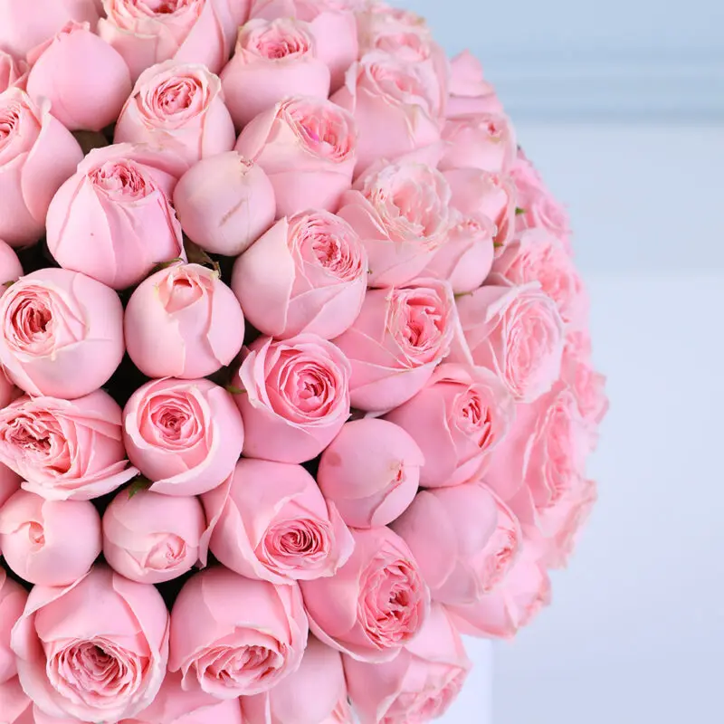 light pink roses just for you flower box 03