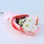 Single White Chrysanthemum Bouquet 1 single-white-chrysanthemum-bouque
