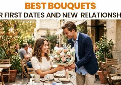 Best flowers for a first date – pastel rose, tulip, and daisy bouquet for new relationships