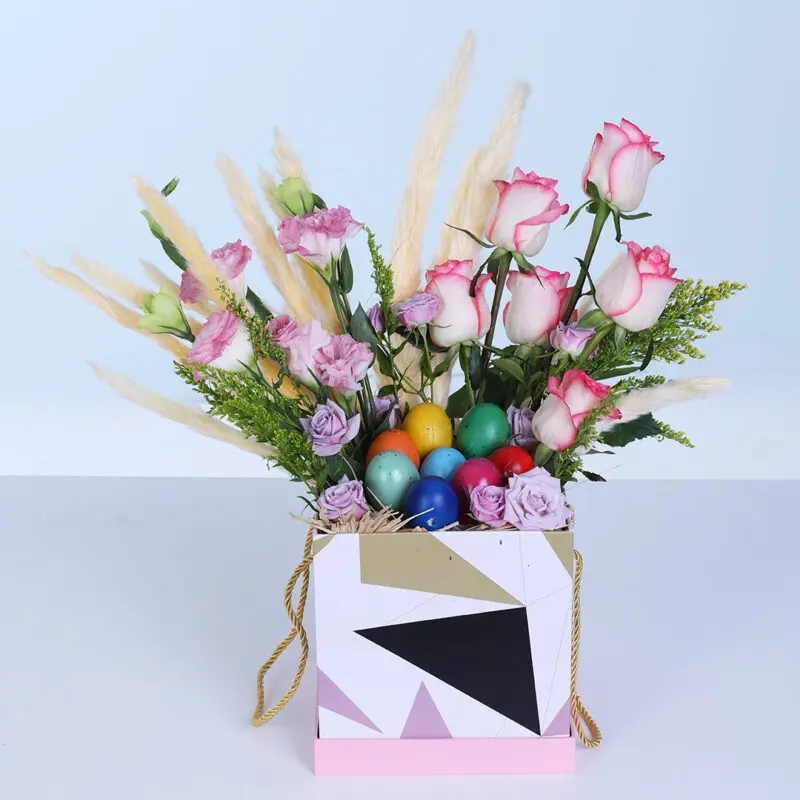 easter blossom vase arrangement 02