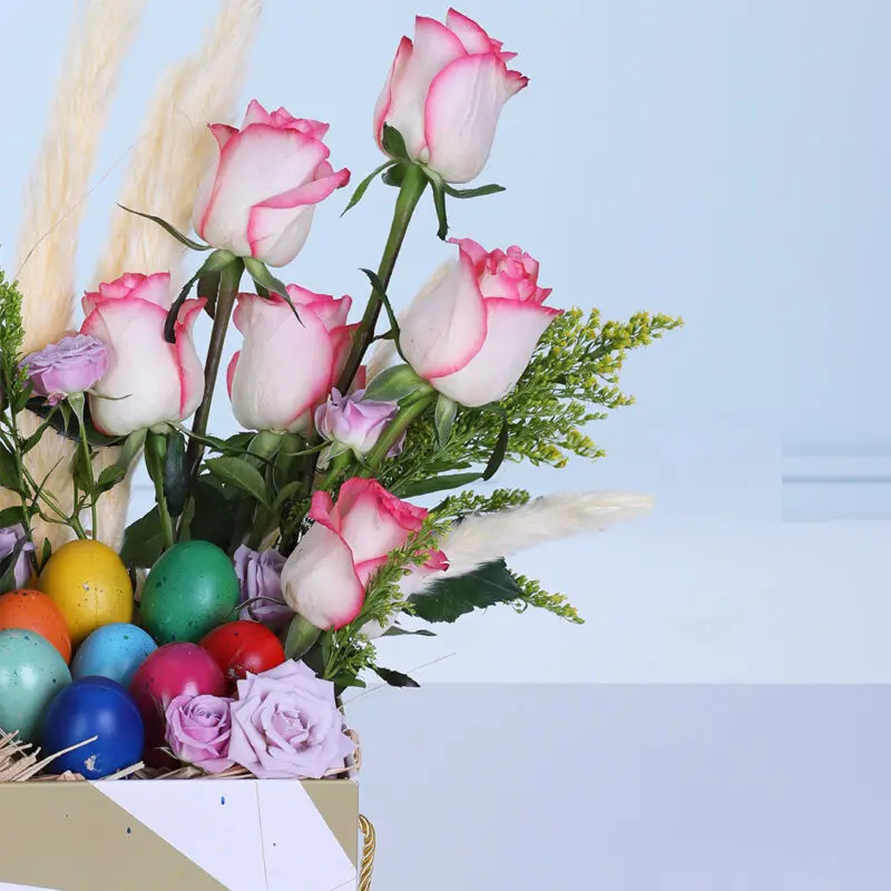 easter blossom vase arrangement 04