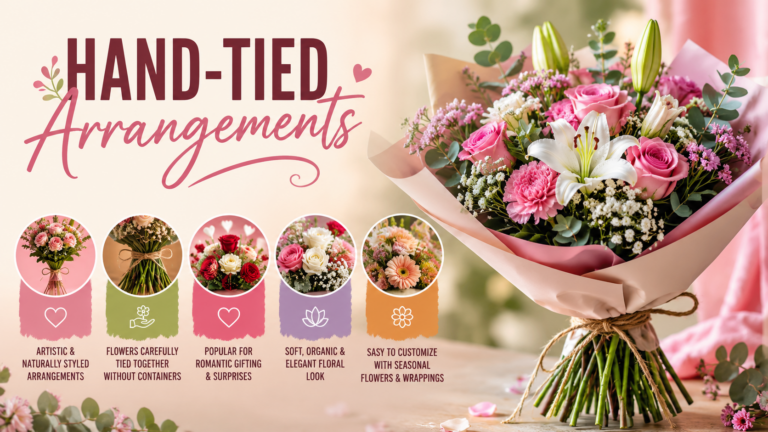 Hand Tied Arrangements