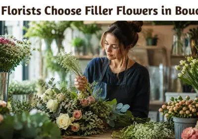 Florists Choose Filler Flowers for Bouquet arrangements