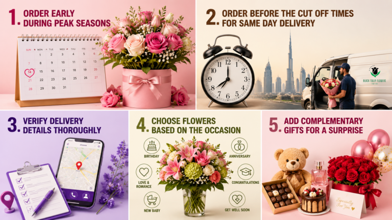 Tips for Ordering Flowers Online in Dubai