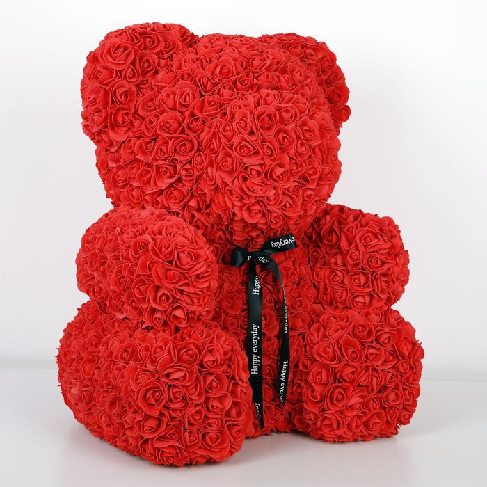 appealing red rose teddy bear 2