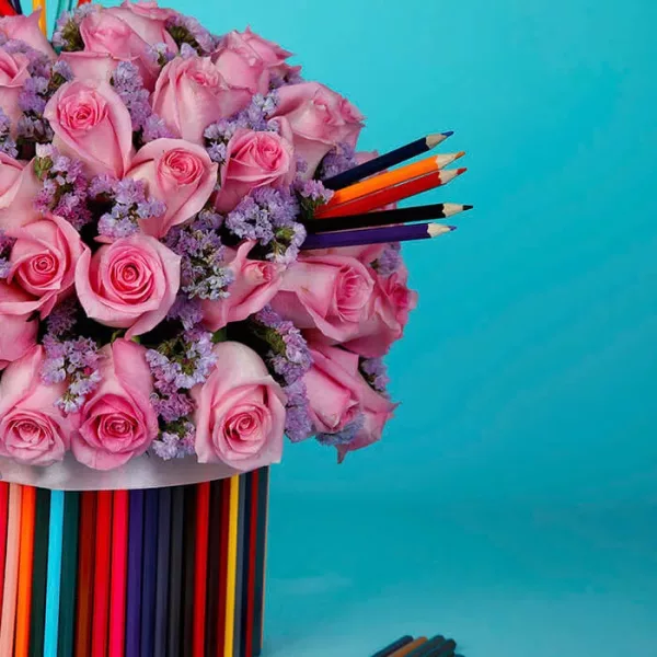 back to school flower arrangement 3 jpg