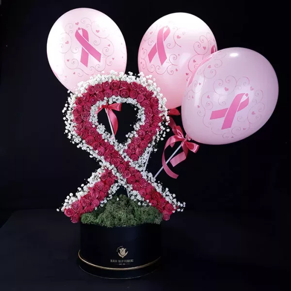 breast cancer flower logo jpg