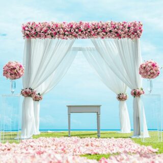 Pinkish Floral Arch