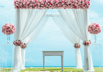 Pinkish Floral Arch