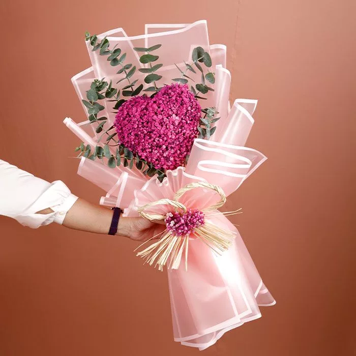 let your heart speak gypsophila bouquet jpg