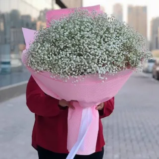 Snowy Gypsophila Bouquet
