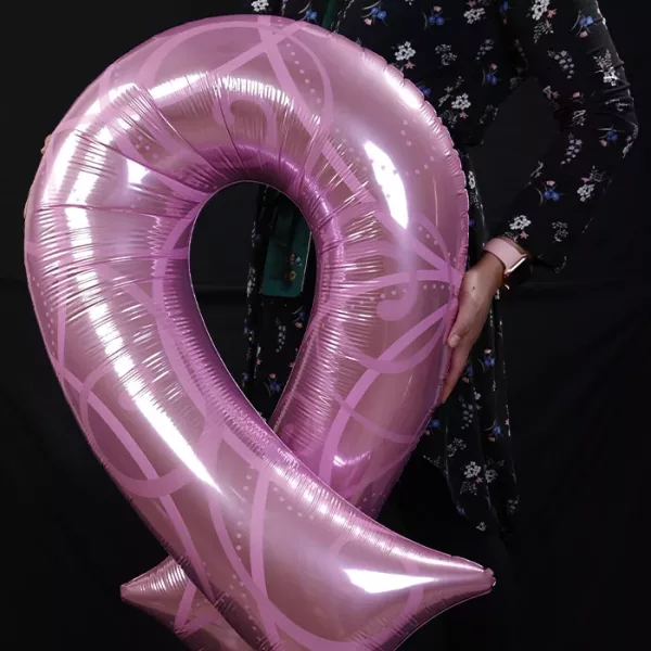 support the fight breast cancer awareness balloon 3 jpg