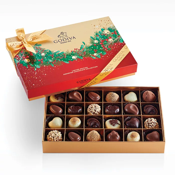 Holiday Gift Box Assorted Chocolates 24 pc 2 jpg