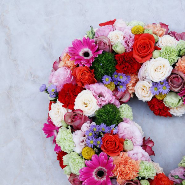 Assorted Heart flower arrangement by Black Tulip Flowers