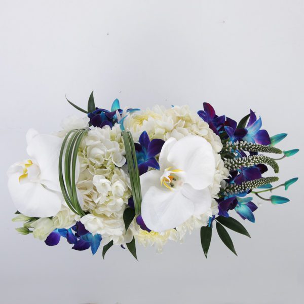 Azure Centerpiece by Black Tulip Flowers