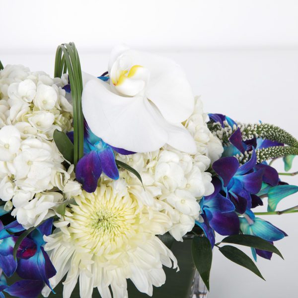 Azure Centerpiece by Black Tulip Flowers