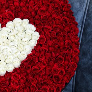 Heartfelt Round Arrangement by Black Tulip Flowers
