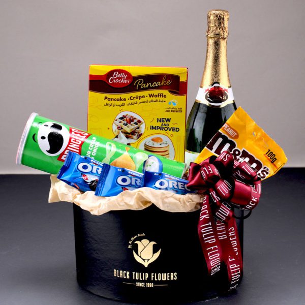 Tempting Black Hamper Box