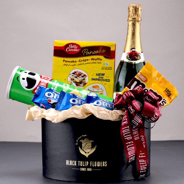 Tempting Black Hamper Box