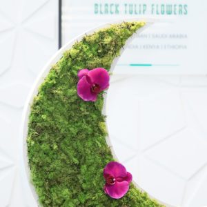 Crescent Masterpiece flower arrangement by Black Tulip Flowers