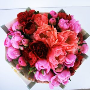 Delicate Peonies bouquet by Black Tulip Flowers