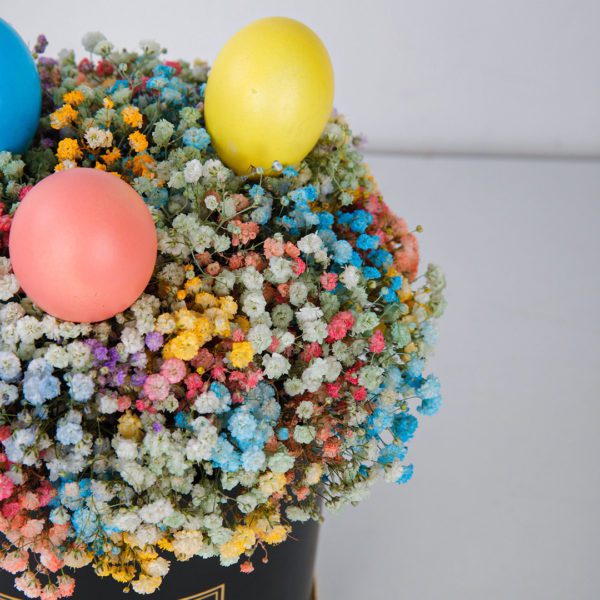 Easter Rainbow flower box by Black Tulip Flowers