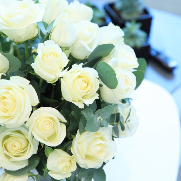 Everlasting Love Flower Arrangement by Black Tulip Flowers