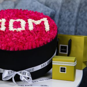 Magnificent Arrangement- For MOM with Patchi by Black Tulip Flowers