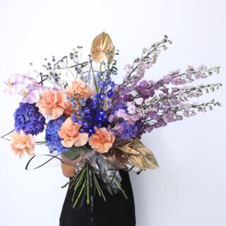 Mauve Exotic Bouquet by Black Tulip Flowers