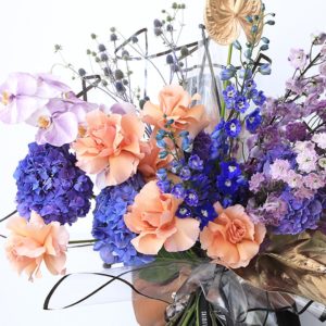 Mauve Exotic Bouquet by Black Tulip Flowers