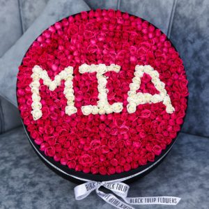 My Beloved - MIA Flower Box by Black Tulip Flowers