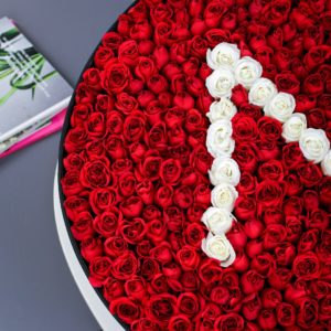 Noble Arrangement by Black Tulip Flowers