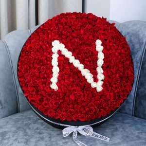 Noble Arrangement by Black Tulip Flowers