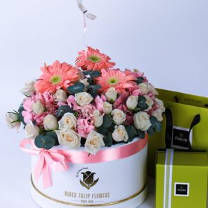 Nostalgic Pink Surprise - Baby Girl by Black Tulip Flowers